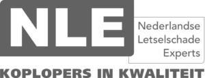 Logo NLE Branchevereniging Nederlandse Letselschade grijs